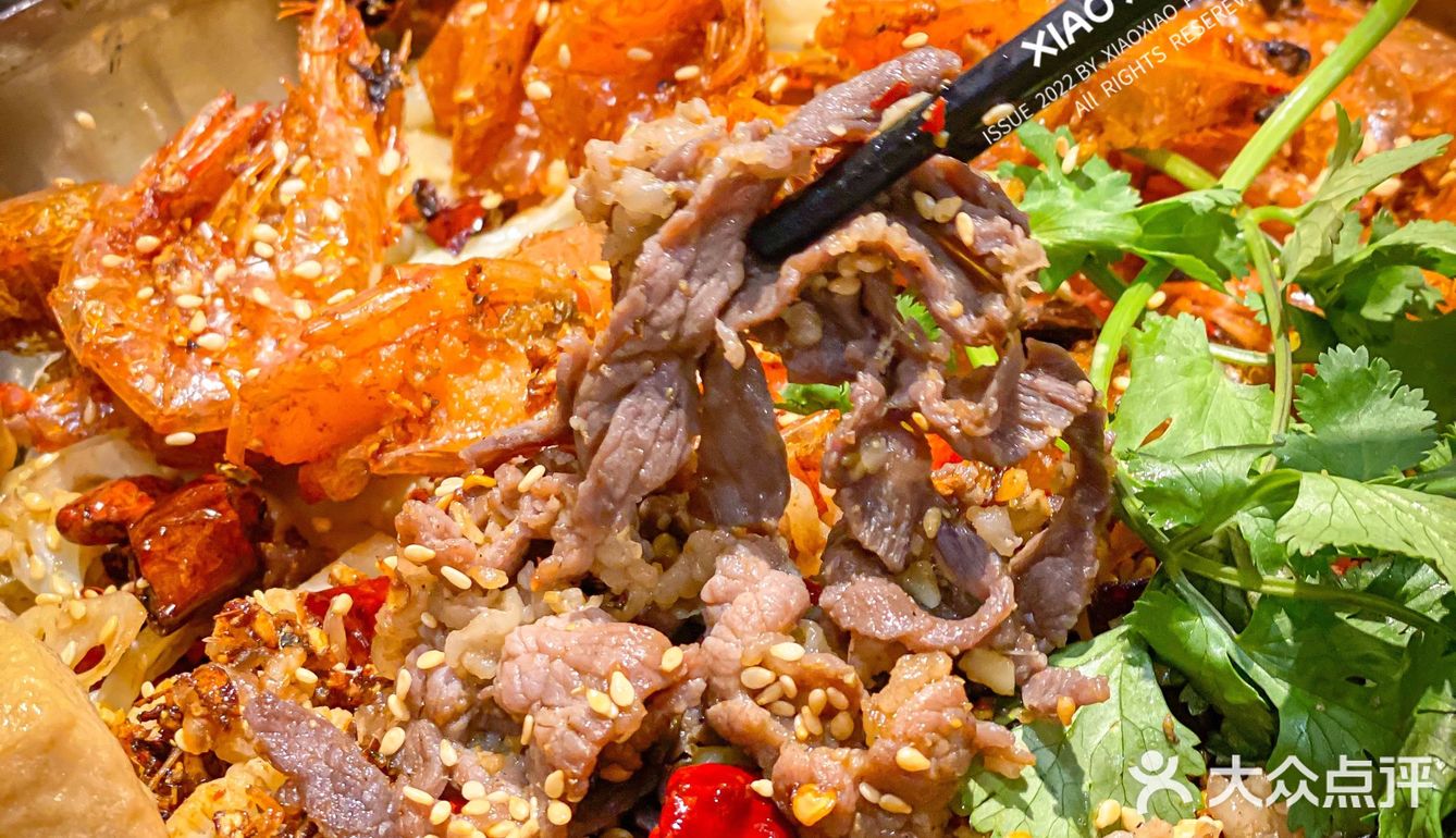 汕头深夜干锅T01虾混的干锅虾好吃到起飞