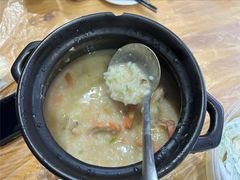 鲜虾美贝粥-海胆公主南澳岛美食海鲜