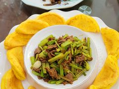 小炒黄牛肉-渔码头食府(蓬莱阁店)