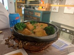 自制鲍汁豆腐煲-李记潮汕砂锅粥(营福路店)