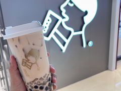 烤黑糖波波牛乳茶-喜茶(北京华贸购物中心店)