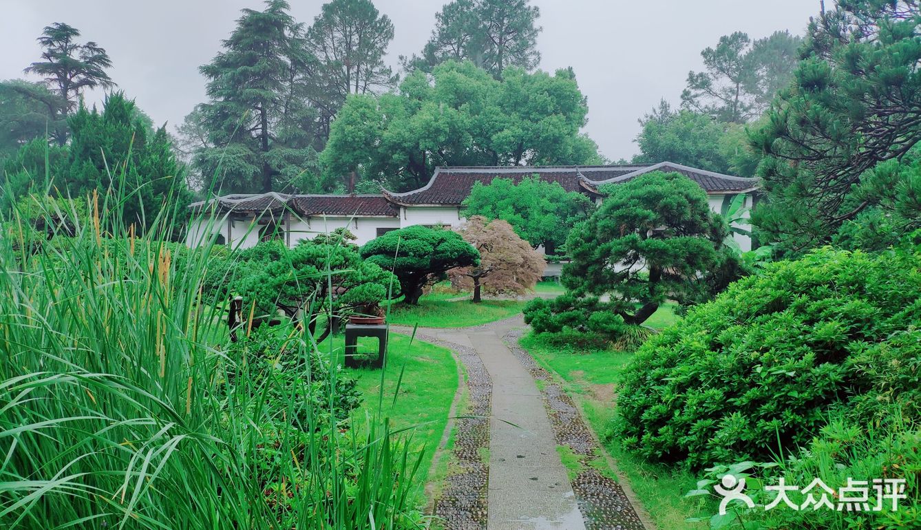 杭州花圃的长廊,雨天体验更好哦!