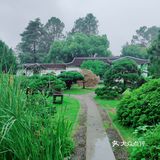 杭州花圃的长廊,雨天体验更好哦!