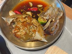 -草家酱蟹炭火烤肉店(珲春南路一店)