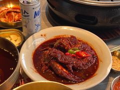 -草家酱蟹炭火烤肉店(珲春南路二店)