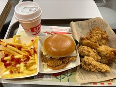 香辣鸡腿堡-肯德基(甘家口店)