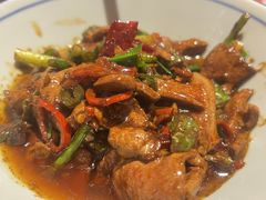油爆土猪肝-荆九爷爆炒桥头三嫩(浙大店)