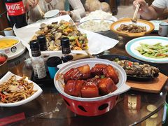 -东来菜馆•手抓海鲜家常菜•海鲜锅贴(鸽子窝店)