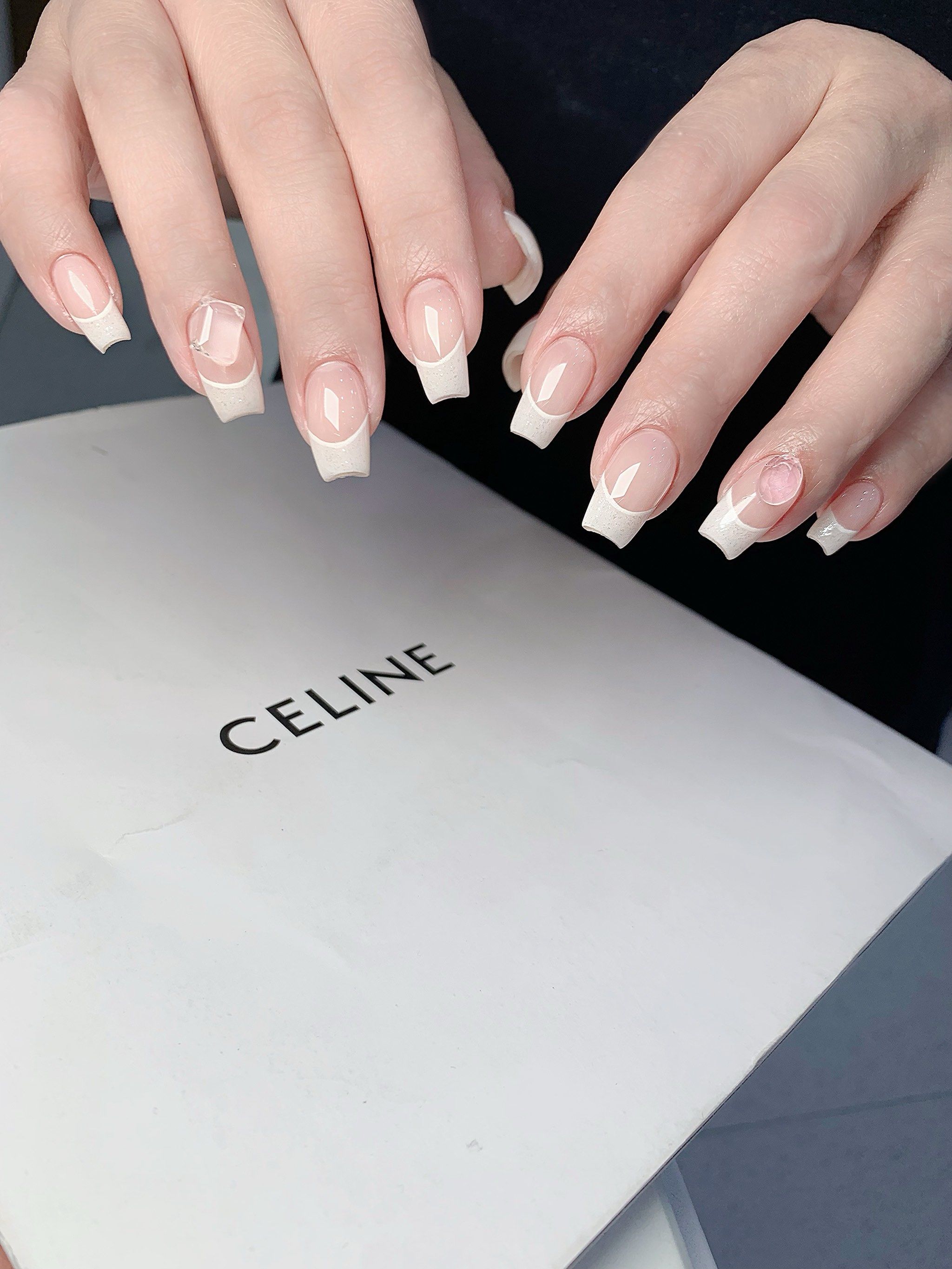 气质裸色系法式美甲💅