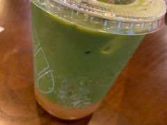 柚子抹茶气泡水-太平洋咖啡(五月花店)