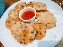 莲藕酿煎虾饼-聚缘堂·海鲜私房菜(松岭路店)
