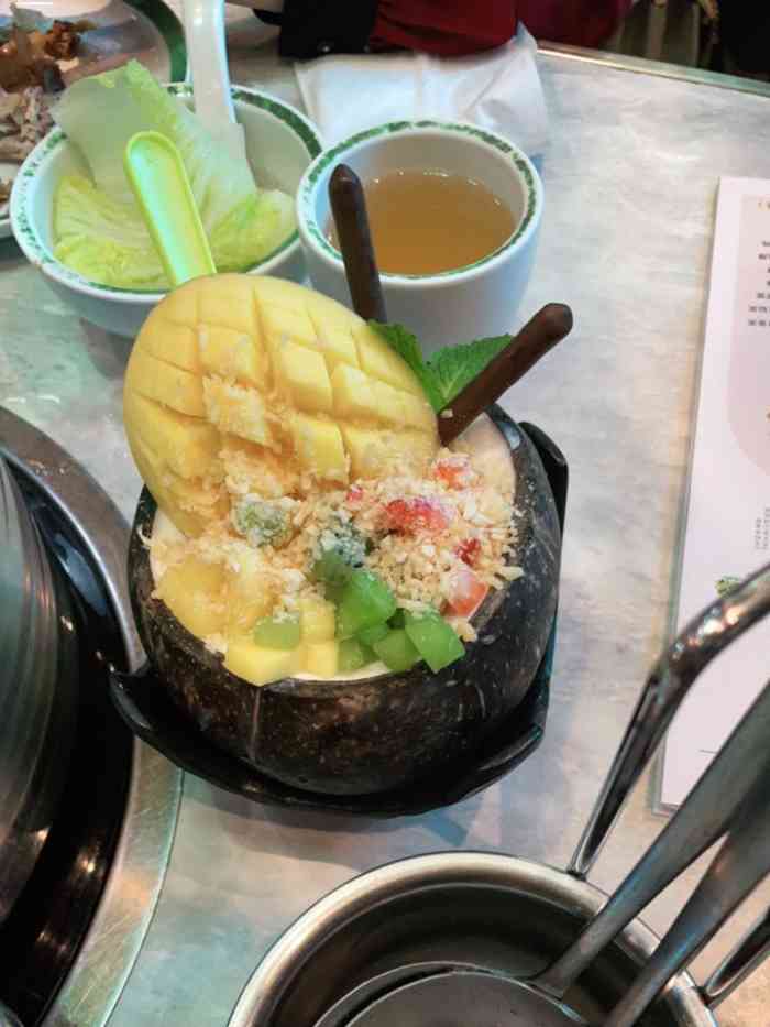 四季椰林椰子鸡(盐田壹海城店)-"「香芒椰奶卷」不会很甜,小朋友很