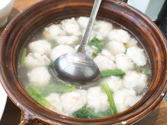 鲜嫩黄花鱼丸汤-将相和·海鲜蒸饺大连菜
