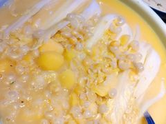 豆汤栗子娃娃菜-绿茶餐厅(乐峰广场店)