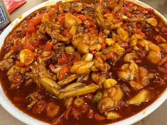 嫩豆腐烧牛蛙-老三样·旧食新味(万寿宫店)