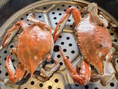 清蒸梭子蟹-巧克力渔家.小船海鲜家常菜(万平口店)