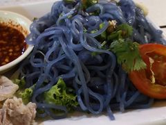 -蝶豆花蓝面条