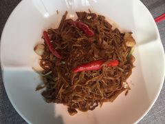 黑猪肉炒笋衣-秀儿四九城·新京菜(亚运村鸟巢店)