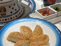 老北京烤饼-曲氏老北京铜锅涮肉•火锅(不老街店)