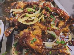 炒鸡架-勃利地摊·勃立小串烧烤