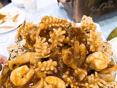 铁板三鲜锅巴-津悦·正阳春烤鸭(红旗南路店)