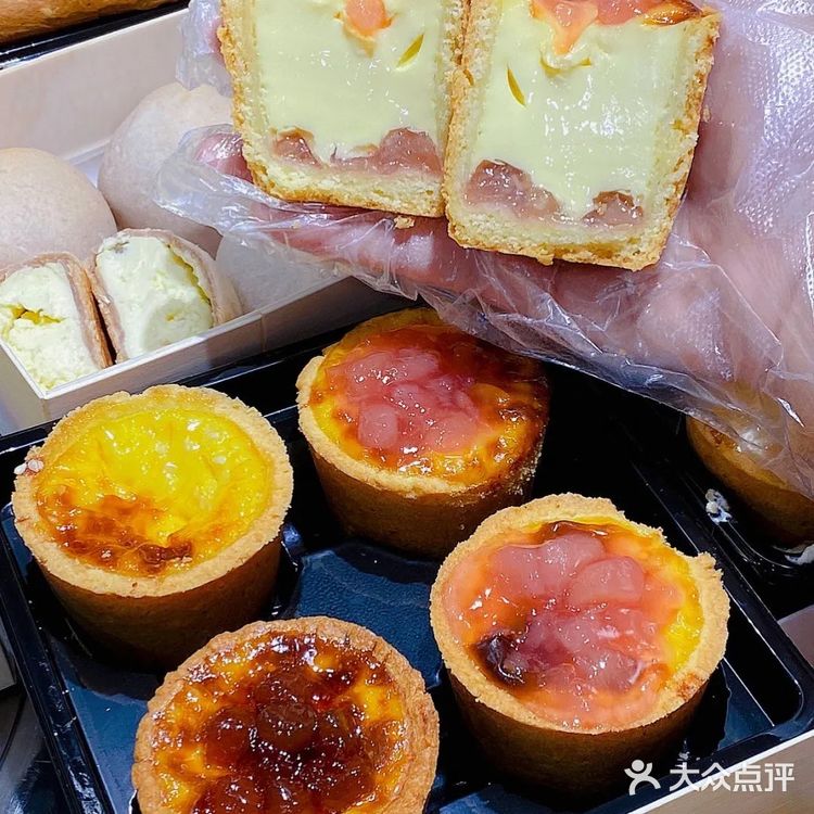 网红糕点铺大酥生来青岛啦|大盘挞太🉑️了