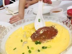 蟹盖蒸水蛋-新陶陶酒家