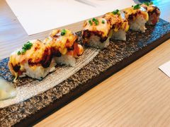 炙烤三文鱼寿司-天丰日本料理·铁板烧