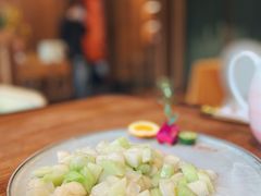 桂花马蹄芥蓝-甜阿姨·天台花园私房菜(万松园店)