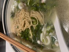 青咸菜目鱼汤面-老地方面馆(思南路店)