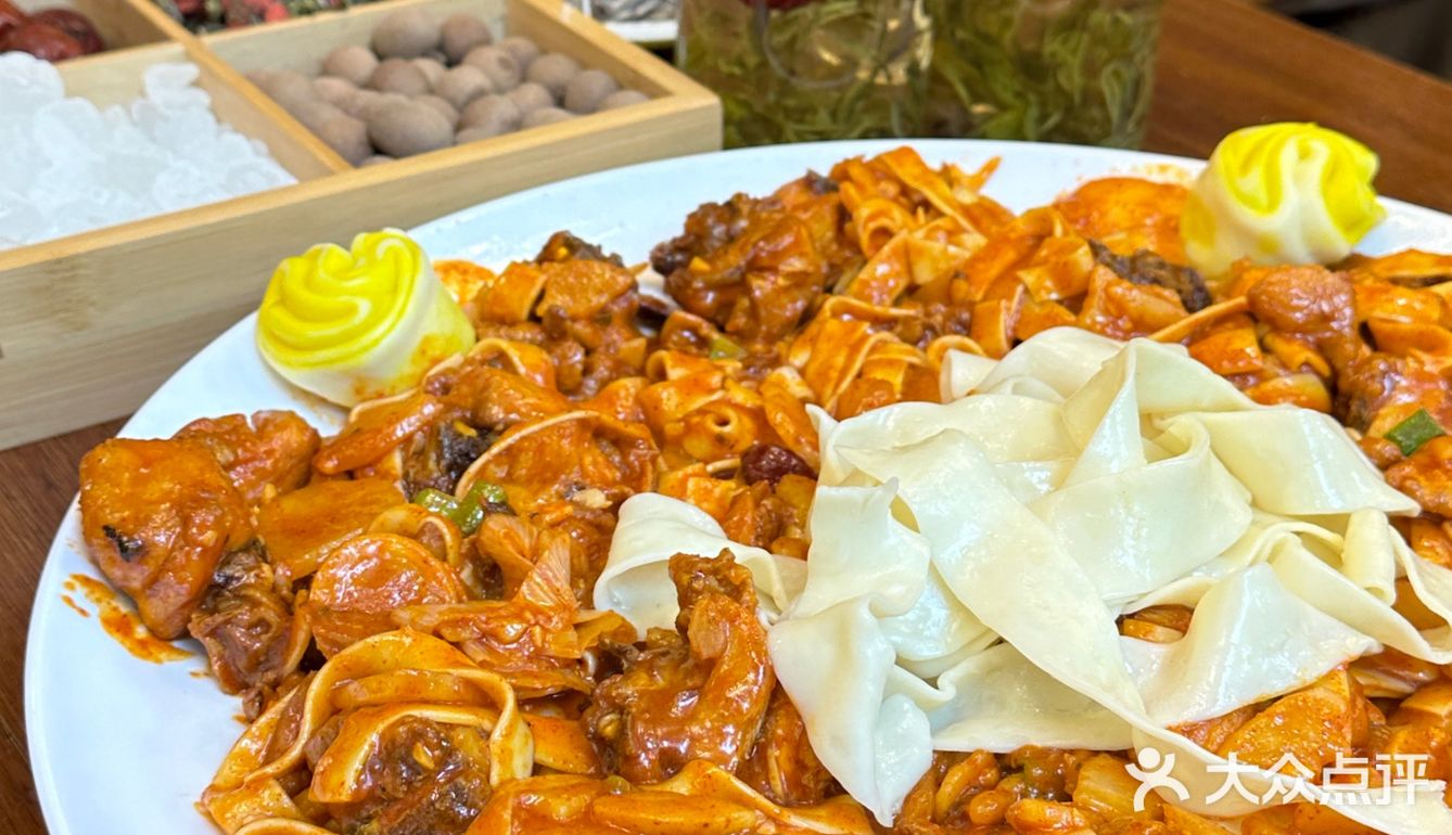 大盘鸡果真是好好吃啊