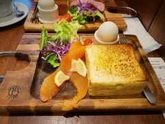 三文鱼烤土司套餐-OGAWA COFFEE 京都駅中央口店