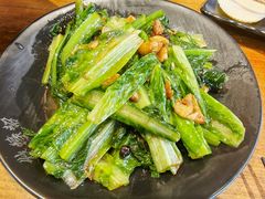 豆豉鲮鱼炒油麦菜-烧蠔帮·湛江生蚝(工农店)