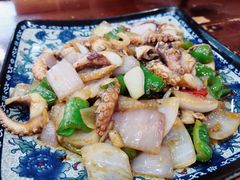 炒八爪鱼-台州老六海鲜面馆(上南总店)