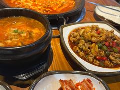 八爪鱼微辣-红辣椒八爪鱼特色韩国料理