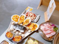 -围炉肉舍•炭烤活鳗•丹东海鲜烤肉(步行街店)