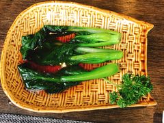 白灼菜心-禅驿嘉定院子-禅欢江景餐厅·中餐·户外烧烤定制(乐山大佛店)