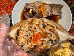 -草家酱蟹炭火烤肉店(珲春南路一店)