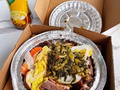 鹅肉鹅脖双拼盘饭-壹只卤鹅·潮汕菜(莲塘店)