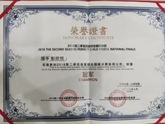获奖证书-翎秀服装模特