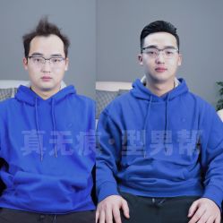 -型男帮男士假发补发·佩戴式发型