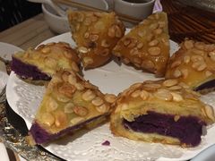 香煎紫薯饼-粤仔湾砂锅粥(广益哥伦布店)