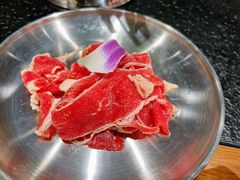 安格斯雪花牛眼肉薄切轻调-何发发和牛烧肉·鳗鱼榴莲放题自助(乐峰广场店)