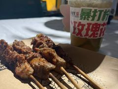 -谷丽羊肉串·新疆鲜货烧烤馆·清真·夜宵(长沙首店)