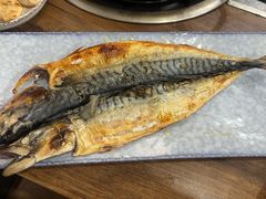 烤青花鱼-真情鲍鱼海鲜汤