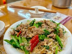 赤肉炒咸面线-正宗普宁豆干坊·洪记砂锅粥(红领巾路店)