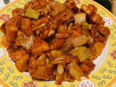 桃仁剔炒鸡-那家小馆•北京菜•烤鸭(中关村店)