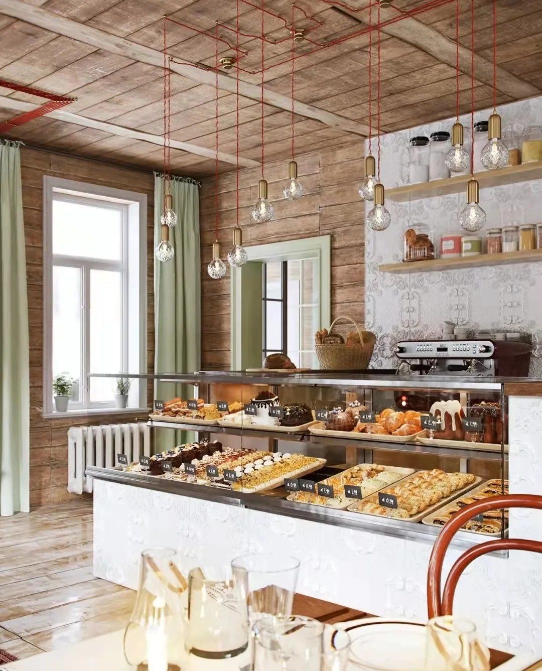 《烘焙蛋糕店的梦幻装修》