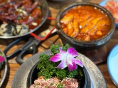 -明洞阿姨·韩式酱蟹烤肉·创意料理(三元桥店)