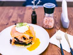 三文鱼松饼水波蛋-AFS Cafe & Canteen(闽江二路店)